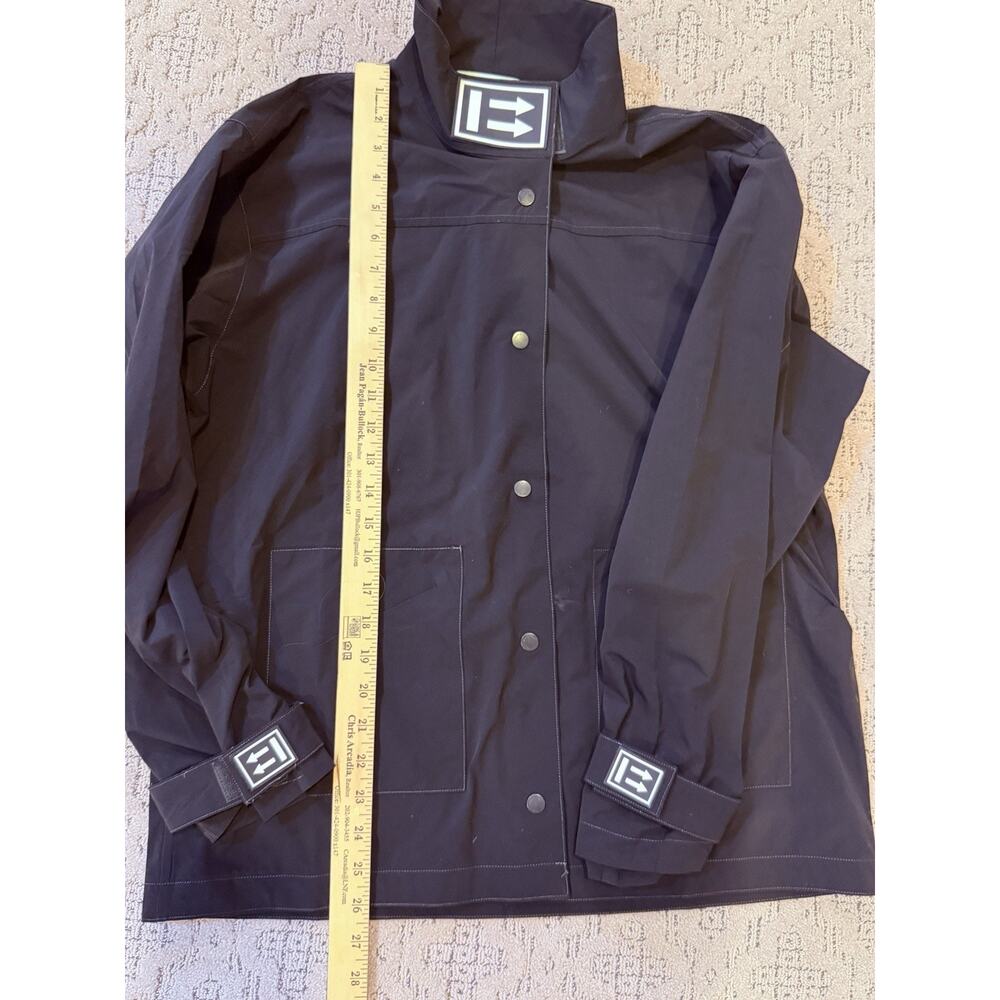 Off-White co Virgil Abloh Lightweight logo Parka Polyamide Woman Jacket Italy - Picture 10 of 11